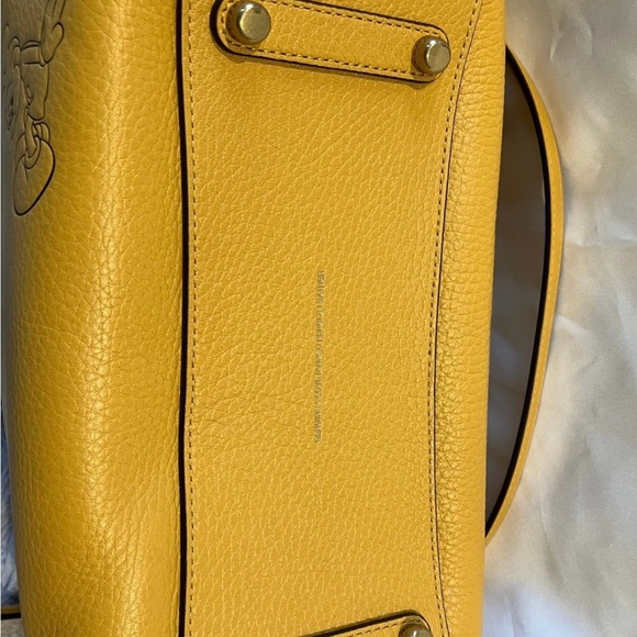 Coach Yellow Satchel with Mickey Mouse Design - Picture 4 of 9